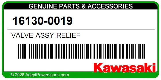 Kawasaki 16130-0019 Valve-Assy-Relief