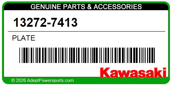 Kawasaki 13272-7413 Plate