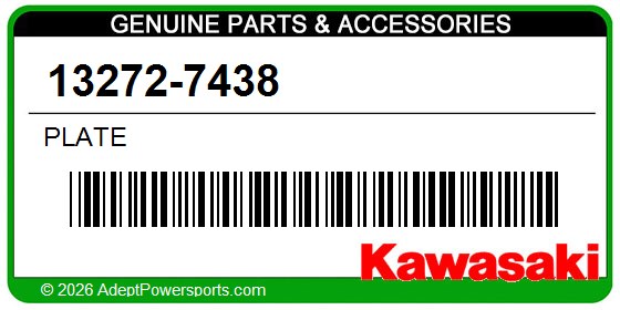 Kawasaki 13272-7438 Plate