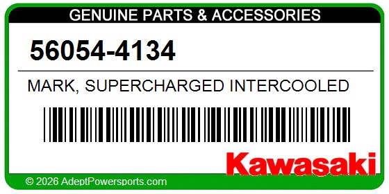 Kawasaki 56054-4134 Mark, Supercharged Intercooled