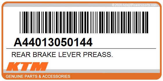 KTM A44013050144 Rear Brake Lever Preass.