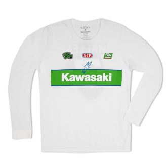 Kawasaki Morgan Wallen Men's Team Green Long Sleeve T-Shirt - Small