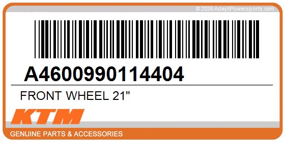 KTM A4600990114404 Front Wheel 21"