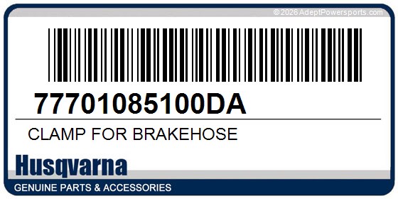 Husqvarna 77701085100DA Clamp For Brakehose