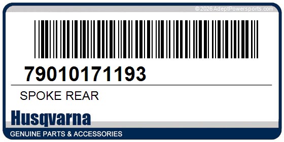 Husqvarna 79010171193 Spoke Rear