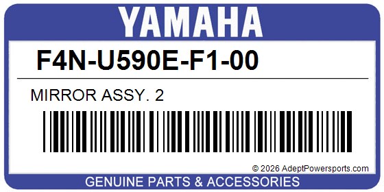 Yamaha F4N-U590E-F1-00 Mirror Assy. 2