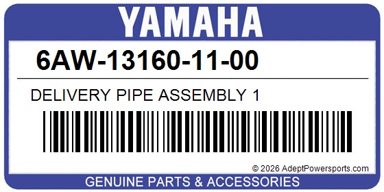 Yamaha 6AW-13160-11-00 Delivery Pipe Assembly 1