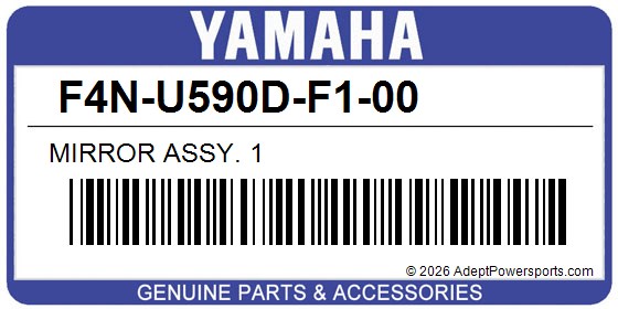 Yamaha F4N-U590D-F1-00 Mirror Assy. 1