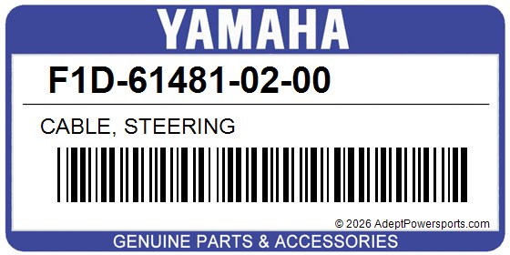 Yamaha F1D-61481-02-00 Cable, Steering