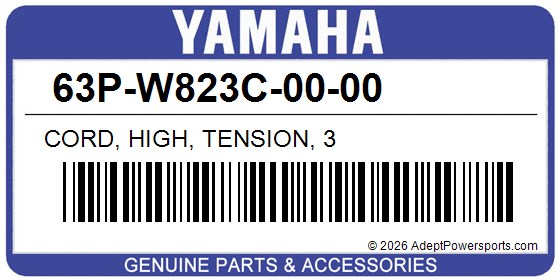 Yamaha 63P-W823C-00-00 Cord, High, Tension, 3