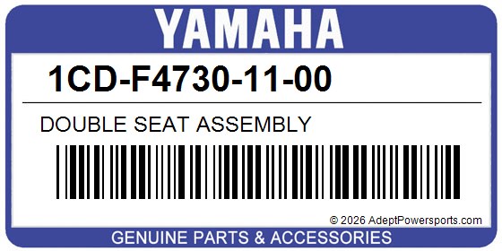 Yamaha 1CD-F4730-11-00 Double Seat Assembly