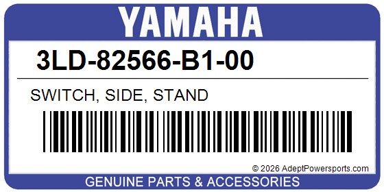Yamaha 3LD-82566-B1-00 Switch, Side, Stand