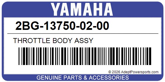 Yamaha 2BG-13750-02-00 Throttle Body Assy