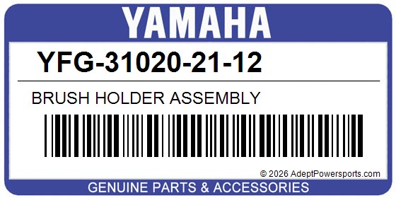 Yamaha YFG-31020-21-12 Brush Holder Assembly