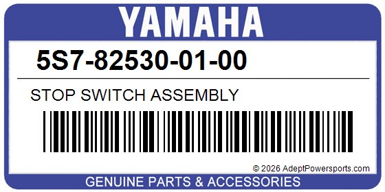 Yamaha 5S7-82530-01-00 Stop Switch Assembly