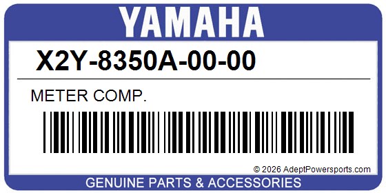 Yamaha X2Y-8350A-00-00 Meter Comp.