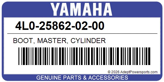 Yamaha 4L0-25862-02-00 Boot, Master, Cylinder