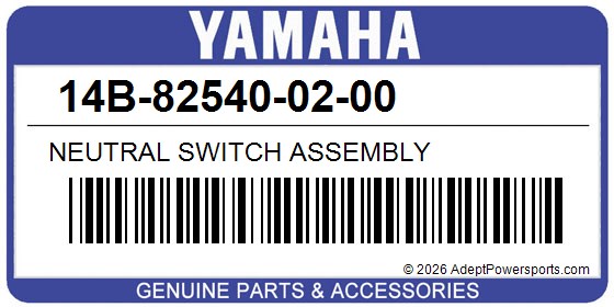 Yamaha 14B-82540-02-00 Neutral Switch Assembly