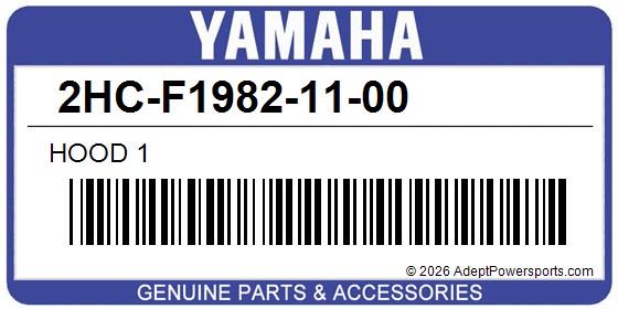 Yamaha 2HC-F1982-11-00 Hood 1