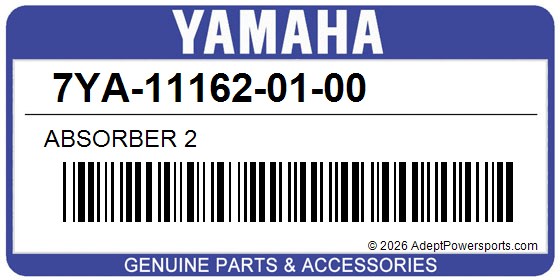 Yamaha 7YA-11162-01-00 Absorber 2