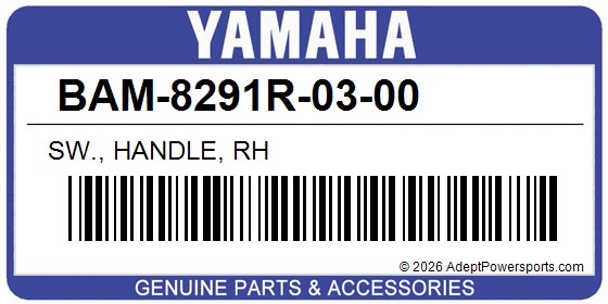 Yamaha BAM-8291R-03-00 Sw., Handle, Rh