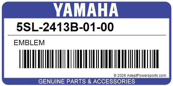 Yamaha 5SL-2413B-01-00 Emblem