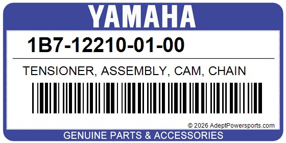 Yamaha 1B7-12210-01-00 Tensioner, Assembly, Cam, Chain