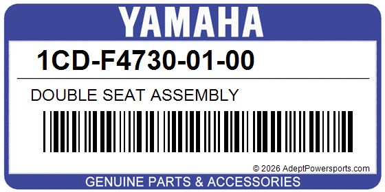 Yamaha 1CD-F4730-01-00 Double Seat Assembly