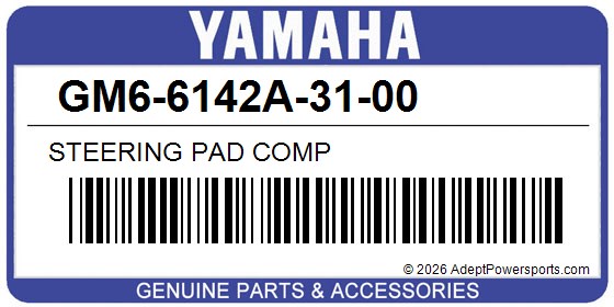 Yamaha GM6-6142A-31-00 Steering Pad Comp