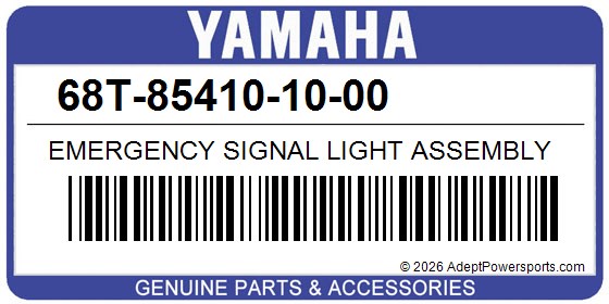 Yamaha 68T-85410-10-00 Emergency Signal Light Assembly