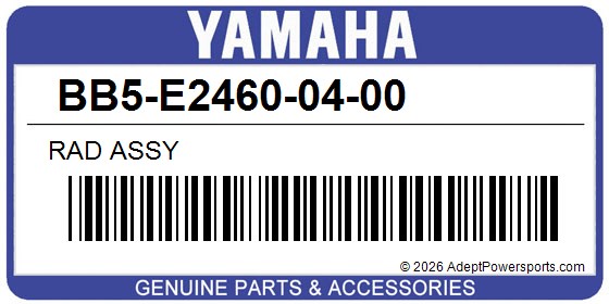 Yamaha BB5-E2460-04-00 Rad Assy