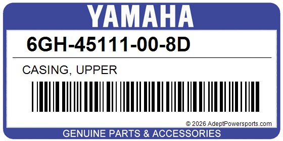 Yamaha 6GH-45111-00-8D Casing, Upper