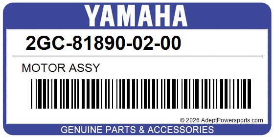 Yamaha 2GC-81890-02-00 Motor Assy