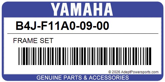 Yamaha B4J-F11A0-09-00 Frame Set