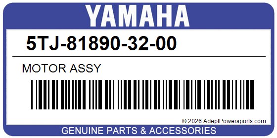 Yamaha 5TJ-81890-32-00 Motor Assy
