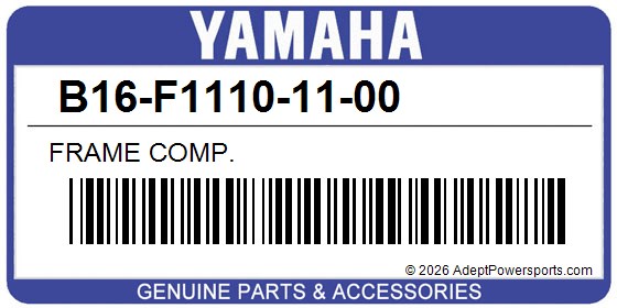 Yamaha B16-F1110-11-00 Frame Comp.