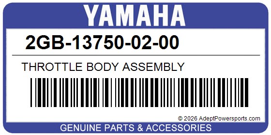 Yamaha 2GB-13750-02-00 Throttle Body Assembly