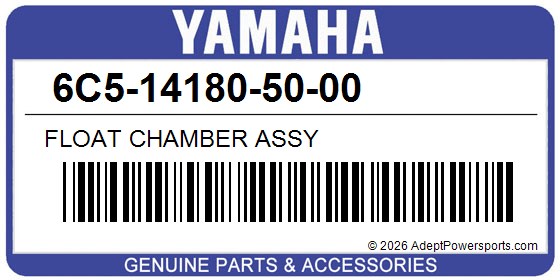 Yamaha 6C5-14180-50-00 Float Chamber Assy
