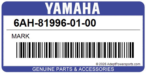 Yamaha 6AH-81996-01-00 Mark
