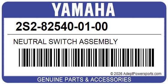 Yamaha 2S2-82540-01-00 Neutral Switch Assembly
