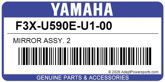 Yamaha F3X-U590E-U1-00 Mirror Assy. 2