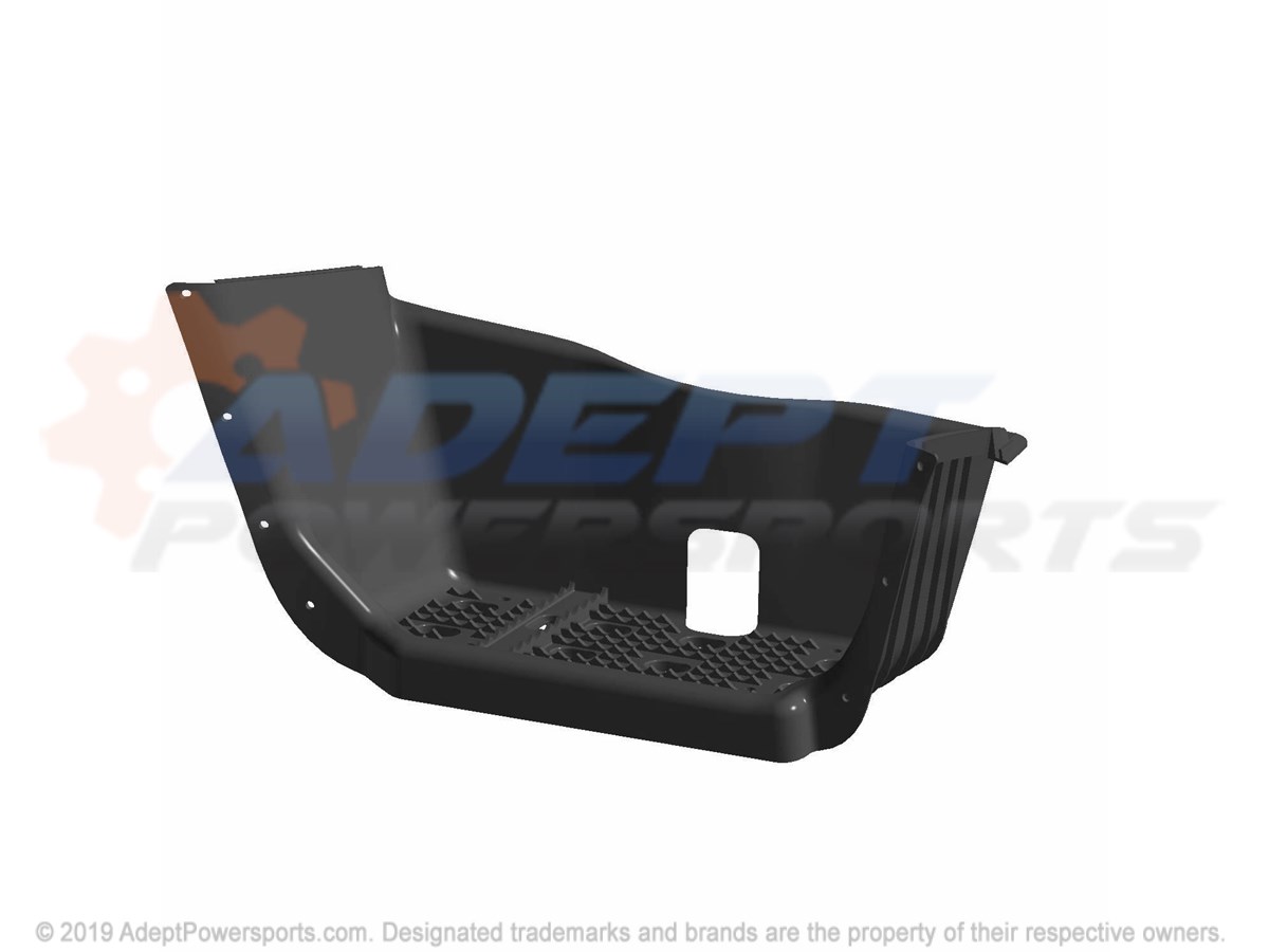 Polaris 5433929-070 Footwell, Black, Rh