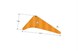 Polaris 7175494 Decal, Reflector, Amber, Rh