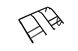 Polaris 1016688-458 Frame, Cab, Rear, Matte, Black