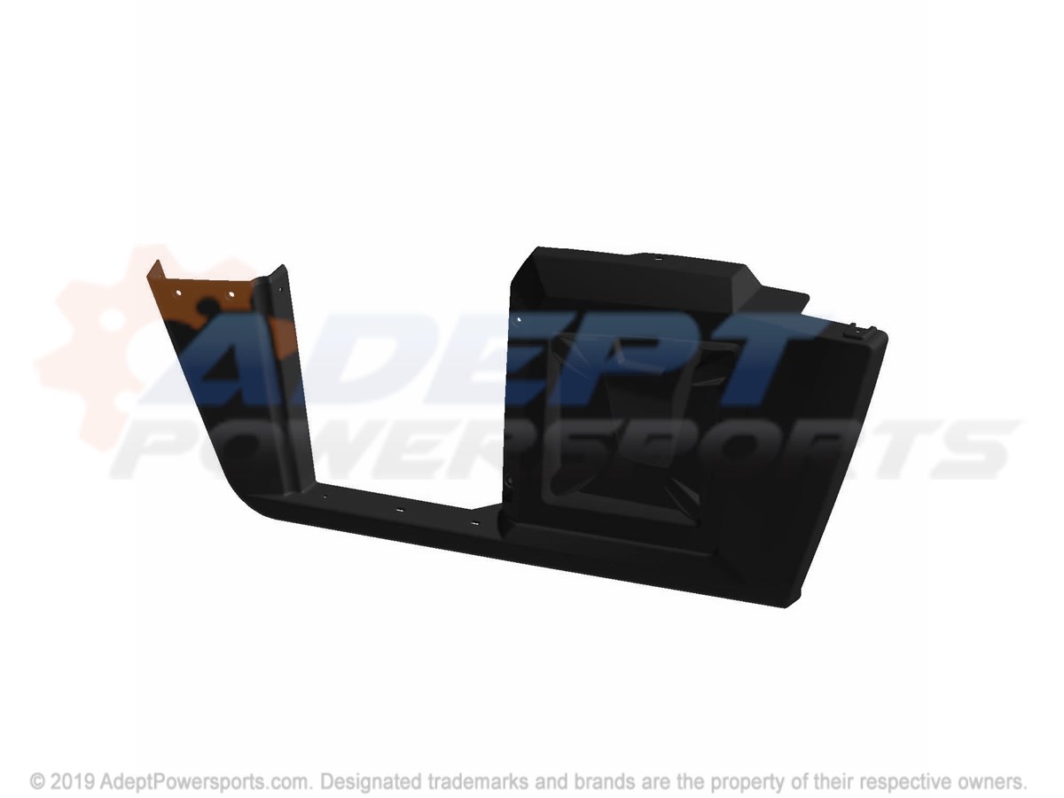 Polaris 5437566-070 Fender, Rear, W/Rocker, Black, Lh