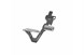 Polaris 1016585-458 Pedal, Throttle, Matte', Black