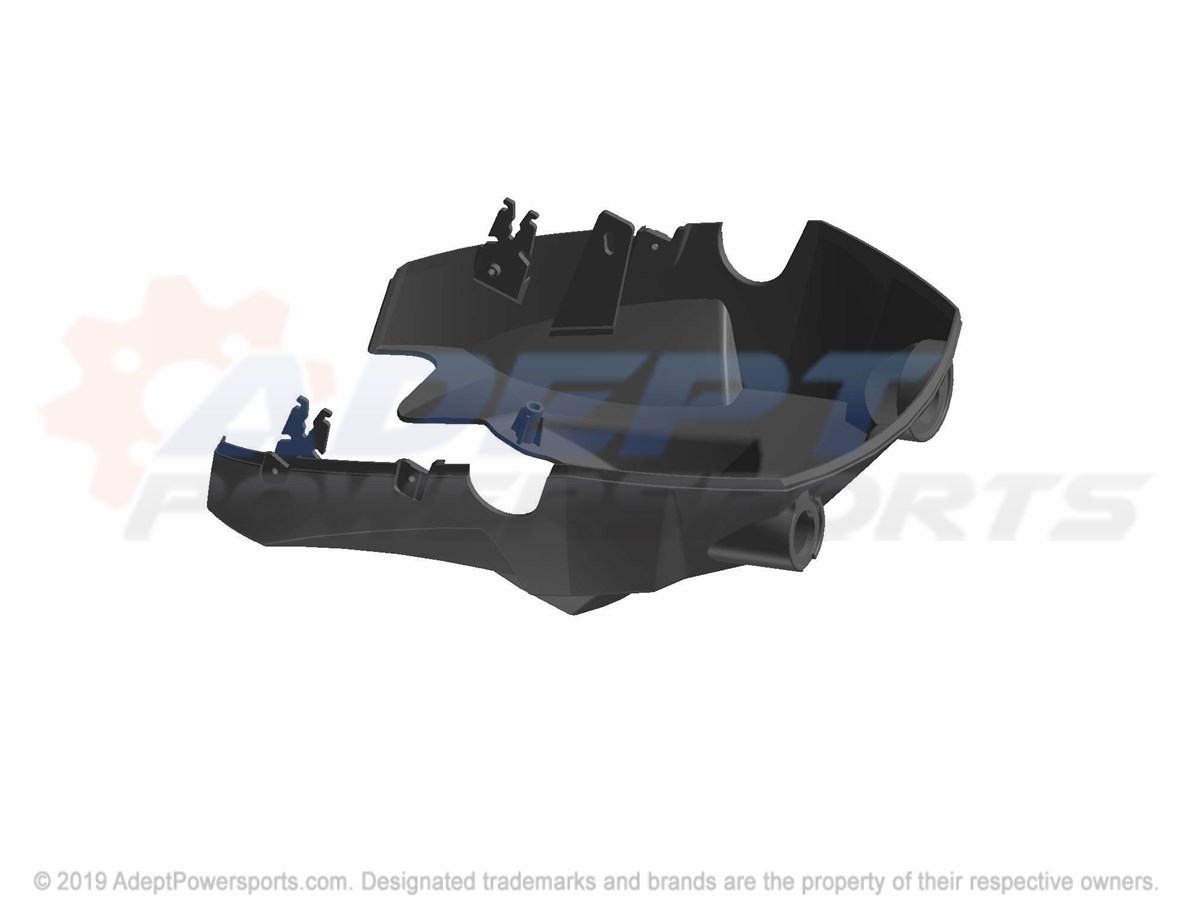 Polaris 5435812-070 Pod, Headlight, Lower, Black