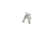 Kawasaki 35011-1874 Stay, Fr, Step, Lh, Silver