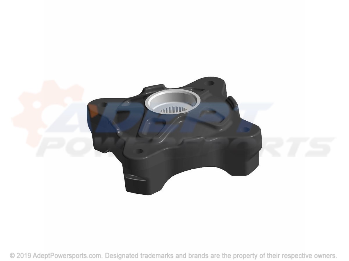 Polaris 5135409-458 Hub, Wheel, Front, Matte', Black, [Ah]