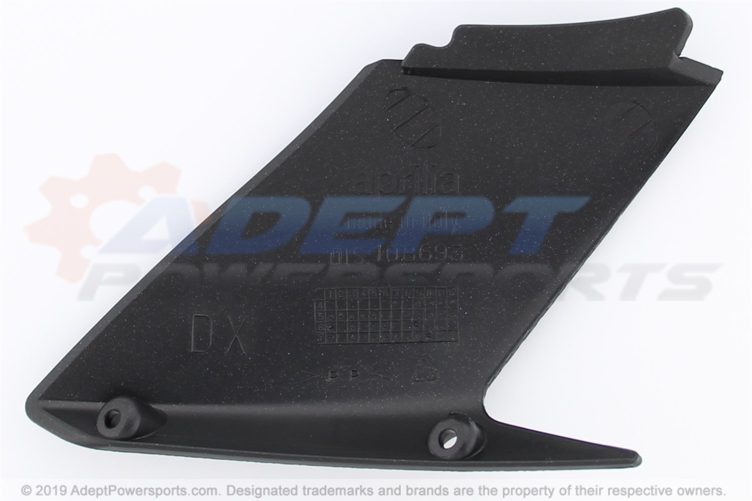 Aprilia AP8268048 Rh Baffle, Black